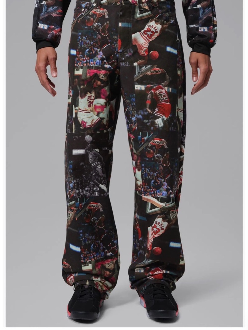 Jordan Flight All Over Print Woven Pants - Size 34/G - brand new